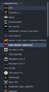 Conta New World + Expansão + Conta steam com diversos jogos!