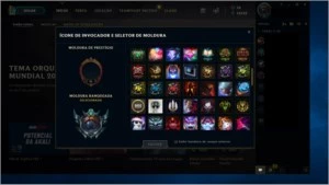 Conta platina 1 todos os campões 68 skins, 6 vitoriosas - League of Legends LOL