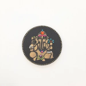 Mandala Indiana Preta - Artesanato e Personalizados