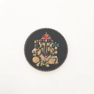 Mandala Indiana Preta - Artesanato e Personalizados
