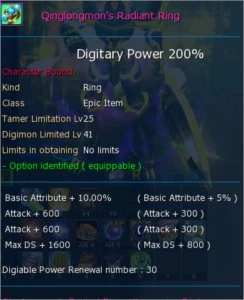 Conta DMO server Omegamon - Digimon Masters Online