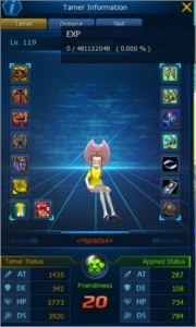 Conta DMO server Omegamon - Digimon Masters Online