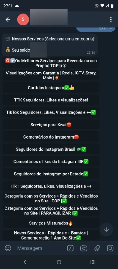 Bot Telegram Smm - Source Python - Com 2 Fornecedores Smm