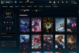 CONTA DIAMANTE 1 LOL - League of Legends