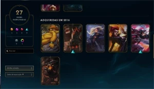 Conta Diamante 4 LoL Mono Adc - League of Legends