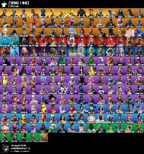 Conta de Fortnite barata com travis scostt,  200 skins