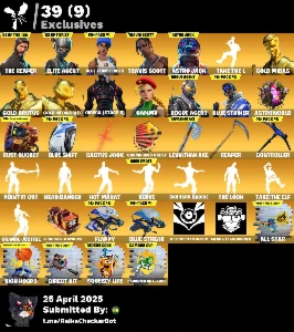 Conta de Fortnite barata com travis scostt,  200 skins