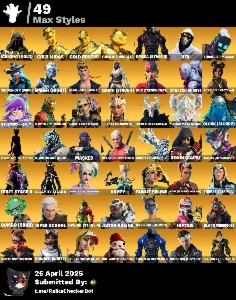 Conta de Fortnite barata com travis scostt,  200 skins