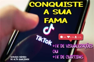 +1k Curtidas TikTok - Redes Sociais