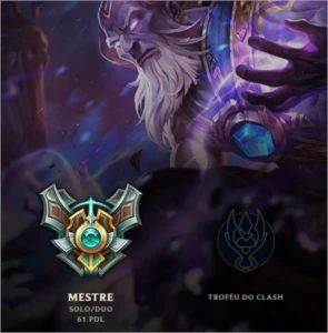 Conta Mestre,180skins(Ryze Triunfante) - League of Legends LOL