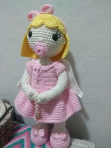 Boneca Angelis - Artesanato e Personalizados