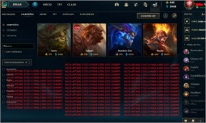 CONTA GOLD 2-LV 198 /147 Champs/103 Skins/EXPLAT 4 MMR ALTO - League of Legends LOL