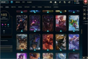 CONTA GOLD 2-LV 198 /147 Champs/103 Skins/EXPLAT 4 MMR ALTO - League of Legends LOL