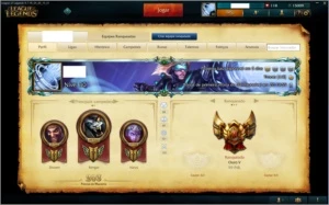 Conta Ouro + 211 Skins+ 15 K De Ip + All Champs + Sentinela - League of Legends LOL