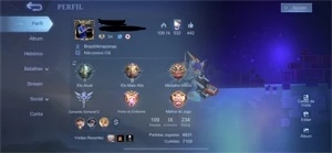 Conta Mobile Legenda 234 SKINS - Mobile Legends