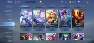 Conta Mobile Legenda 234 SKINS - Mobile Legends