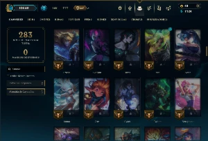 Prata 4 com 120 Champs e 43 Skins +3 Prestigios - League of Legends LOL