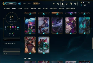Prata 4 com 120 Champs e 43 Skins +3 Prestigios - League of Legends LOL