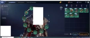 CONTA MIR4, SA11, KINA LVL 35, PET VERMELHO - 25,800 power
