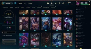 Conta lol Plat 4 season passada - League of Legends