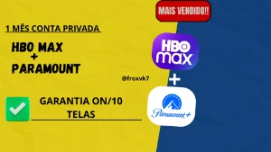 Hbo Max + Paramount (Conta Privada 30 Dias) | 10 Telas - Premium