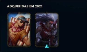 Conta diamante 4 legague of legends, 48 campeões, 10 skins - League of Legends LOL