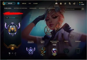 Conta diamante 4 legague of legends, 48 campeões, 10 skins - League of Legends LOL