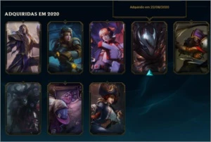 Conta diamante 4 legague of legends, 48 campeões, 10 skins - League of Legends LOL