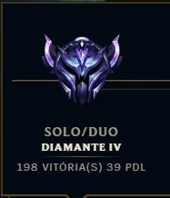 Conta diamante 4 legague of legends, 48 campeões, 10 skins - League of Legends LOL