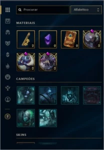 Conta diamante 4 legague of legends, 48 campeões, 10 skins - League of Legends LOL