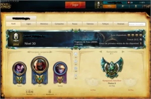 Conta League Of Legends Gold-1 -78 Camps+61 Skins+16 Paginas LOL