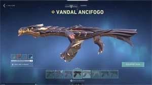 conta valorant com skins e nivel competitivo mediano