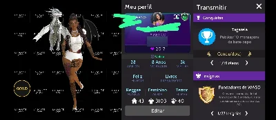 Conta Feminina avakin unissex
