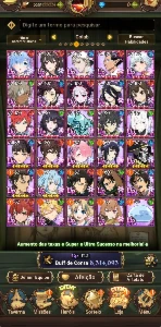 Conta Mid Game - 7Ds Grand Cross - A Melhor Do Cenário - Seven Deadly Sins
