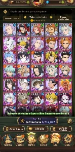 Conta Mid Game - 7Ds Grand Cross - A Melhor Do Cenário - Seven Deadly Sins