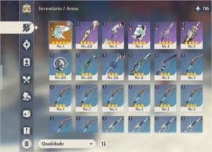 Conta Genshin: Jean + Atlas Celestial; AR 17 - Genshin Impact