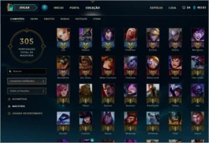 CONTA LVL 44, +119 CHAMP, +73 SKINS (3 SKINS ULTIMATES) - League of Legends LOL