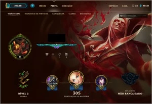CONTA LVL 44, +119 CHAMP, +73 SKINS (3 SKINS ULTIMATES) - League of Legends LOL