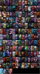 League of Legends CONTA - Diamante V e 160 Skins++ BORDA LOL