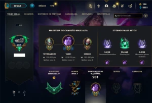 Esmeralda 4 com 120 Champs e 74 Skins + 1.2kk de Taric - League of Legends LOL