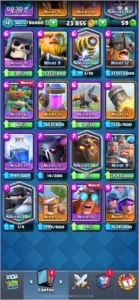CLASH ROYALE NIVEL 12 + CLASH OF CLANS CV10 SEMI FULL