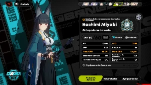 Conta de Zenless Zone Zero Nível 55 Miyabi e Yixuan + Arma - Genshin Impact