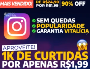 [Promoção] 1.000 Curtidas para Instagram em Fotos e Vídeos - Redes Sociais