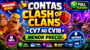 Em Oferta!! - Clash Of Clans Contas Com Os Maiores Lvl De Cc