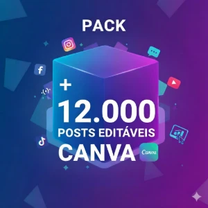 Pack +12.000 Posts Editáveis Canva (Google Drive) - Outros