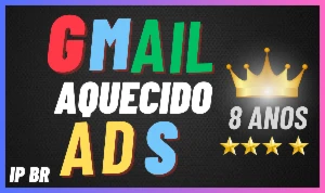 Conta gmail 8 anos