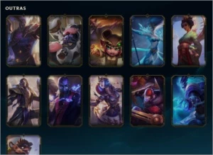 CONTA OURO 1 - MMR ALTO - League of Legends LOL