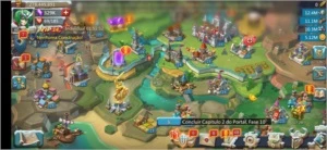 Conta Castelo lv 25 278M + t4 full - Lords Mobile