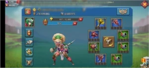 Conta Castelo lv 25 278M + t4 full - Lords Mobile