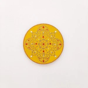Mandala Indiana Colorida - Artesanato e Personalizados